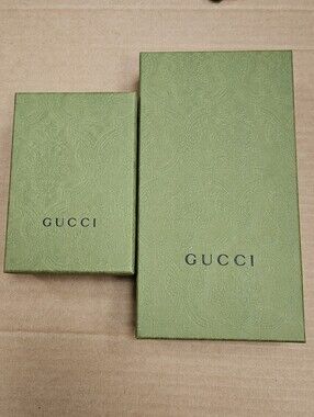 Gucci Green Empty Boxes SET Storage Gift